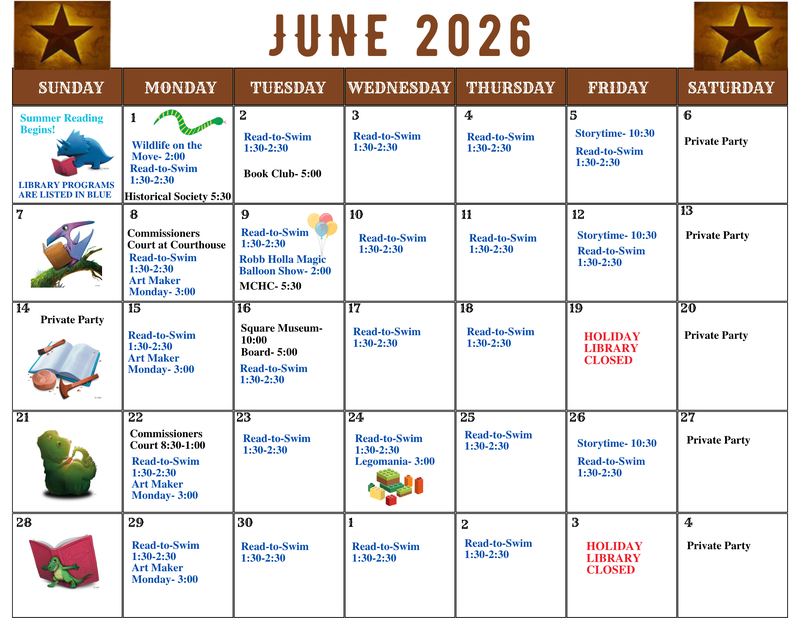Library Calendar